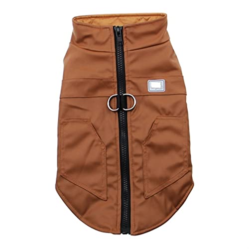 RARIDA Hundebekleidung for kleine und mittelgroße Hunde (Color : Brown, Size : 4XL) von RARIDA