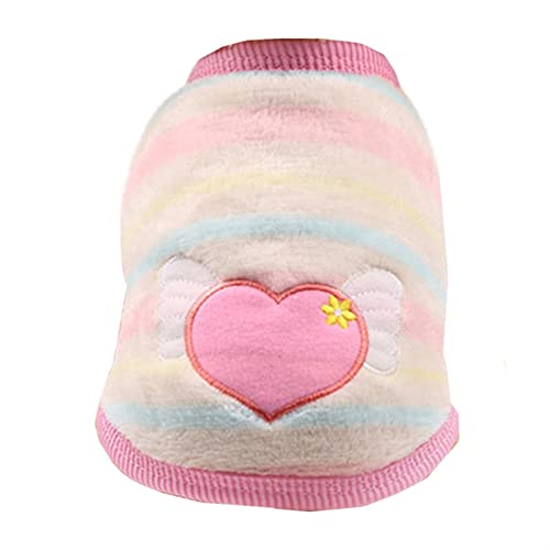 RARIDA Pet Welpen Katze Mänteljacke Warme Fleece Hund Kostüme Kleidung for kleine Hunde Chihuahua Yorkshire Kleidung Hund Mantel Kleidung (Color : 3, Size : XS) von RARIDA