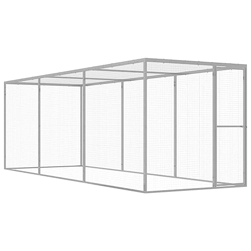 RAUGAJ Pet Supplies Katzenkäfig, 4,5 x 1,5 x 1,5 m, verzinkter Stahl, Tiere & Haustierbedarf von RAUGAJ