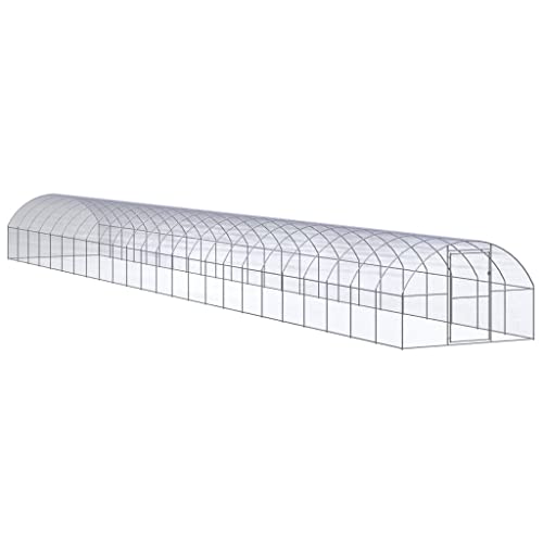 Pet Supplies-Outdoor Hühnerstall 3x24x2 m verzinkter Stahl Tiere & Haustierbedarf von RAUGAJ