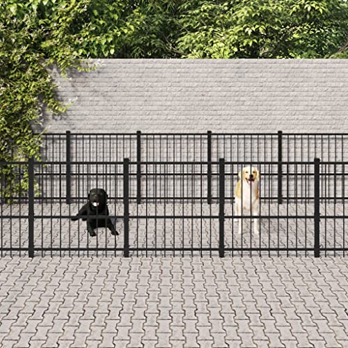Pet Supplies-Outdoor Hundehütte Stahl 16,94 m²-Tiere & Haustierbedarf von RAUGAJ