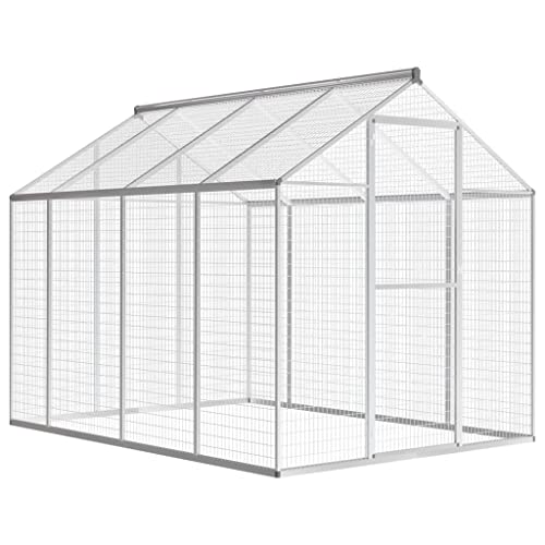 Pet Supplies-Outdoor Voliere, Aluminium, 178 x 242 x 192 cm, Tier- und Haustierbedarf von RAUGAJ