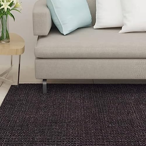 Pet Supplies Sisal Teppich für Kratzbaum, 100 x 350 cm, Schwarz von RAUGAJ