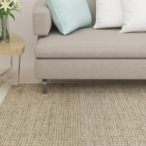 Pet Supplies Sisal Teppich für Kratzbaum, 80 x 300 cm, Taupe von RAUGAJ