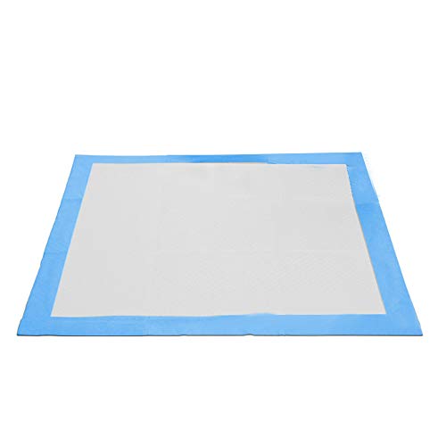 RAZZUM Super absorbierende ﻿Haustierhundtraining Pee Pads Einweggesunde Windelmatte für Katzen Hunde Urinpolster Windeln Schnelltrockne Oberflächenmatte v/blue/60x80CM von RAZZUM