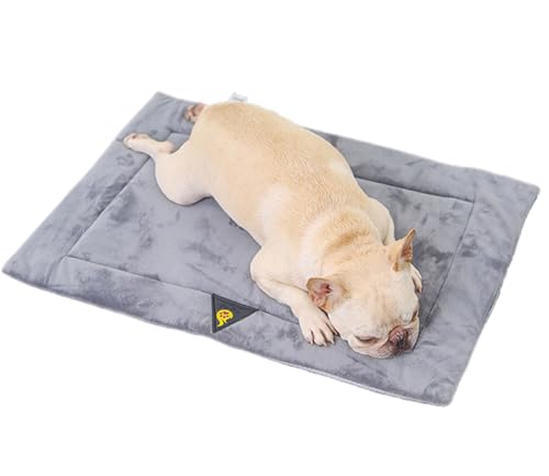 RC GearPro Waterproof Dog Bed Mattress - Washable car seat Blanket Cushion Winter Warmer Carpet pad Puppy cat Cages Crate mat for small medium Large Pets, Non-Slip Doggie Sofa Bed (Grau, M) von RC GearPro