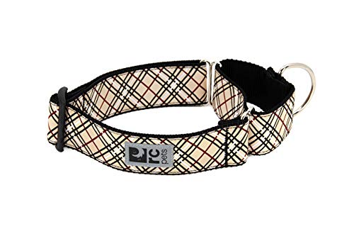 RC Pet Products 1-1/2-Inch All Webbing Martingale Dog Collar, Medium 12 to 20-Inch, Tan Tartan von RC Pet Products