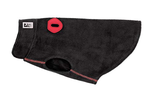 RC Pet Products Baseline Fleece-Hundemantel, für den täglichen Gebrauch, Größe 44, Schwarz/Goji Berry von RC Pet Products