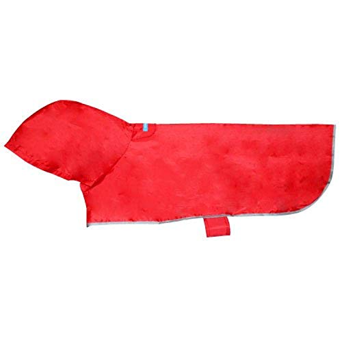 RC Pet Products verstaubarer Hund Regen Poncho, Crimson von RC Pet Products