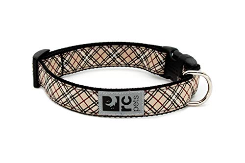 RC Pet Products verstellbar Hund Clip Halsband, Tan Tartan von RC Pet Products