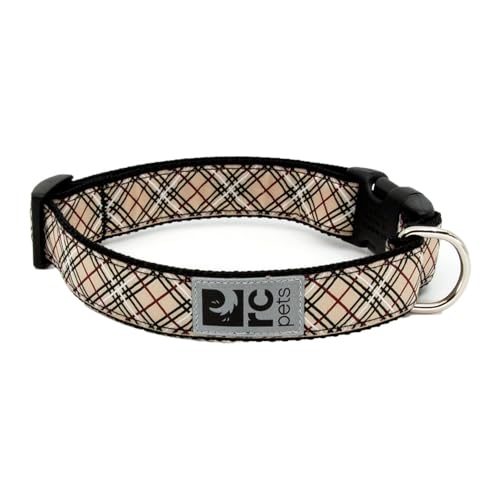 RC Pet Products verstellbar Hund Clip Halsband, Tan Tartan von RC Pet Products