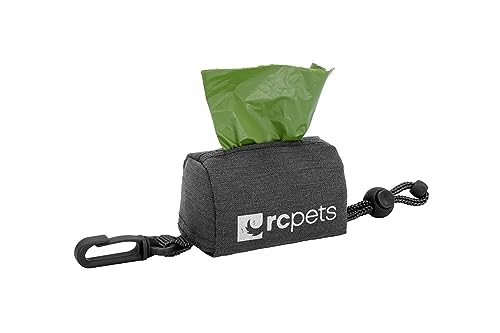 RC Pets P.U.P Tasche, Hundekotbeutelhalter mit Leinenbefestigung, Schwarz meliert von RC Pet Products