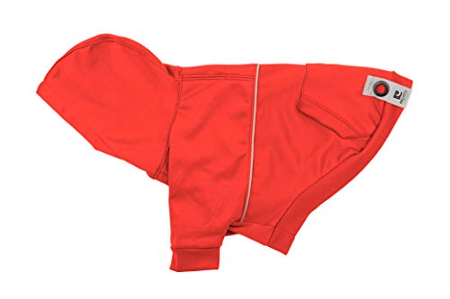 RC Pets Revolve Hunde-Kapuzenpullover für kaltes Wetter, Größe L, Goji Berry von RC Pet Products