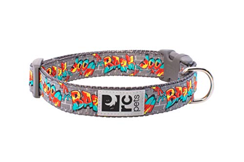 RC Pets Verstellbares Hundehalsband mit Clip, Größe XS, Graffiti, 1,6 cm von RC Pet Products