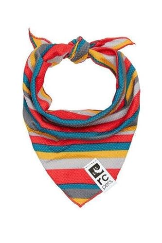 RC Pets Zephyr Kühlendes Bandana für Hunde, verschiedene Streifen, Größe M/L, 1 Stück von RC Pet Products