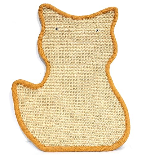 Ready To Pets Katzen-Kratzmatte Herzform, Sisal-Teppich, mit Klettbändern für Boden und Wand (CAT B) von Ready To Pets