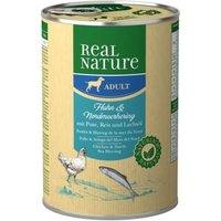 REAL NATURE Adult Huhn & Nordmeerhering 6x400 g von REAL NATURE