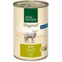 REAL NATURE Adult Lamm mit Kartoffeln 6x400 g von REAL NATURE