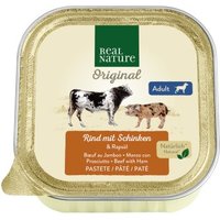 REAL NATURE Adult Rind & Schinken 34x100 g von REAL NATURE