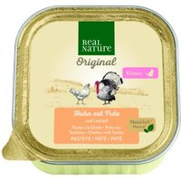 REAL NATURE Kitten Huhn mit Pute und Lachsöl 16x100g von REAL NATURE