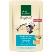 REAL NATURE Original Adult 12x85g Forelle mit Pute, in Gelee von REAL NATURE