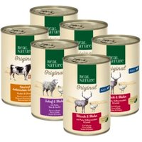 REAL NATURE Original Adult 6x400 g Mixpaket 1 von REAL NATURE