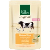 REAL NATURE Original Kitten 12x85g Huhn mit Rind von REAL NATURE