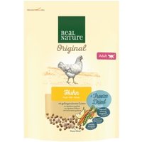 REAL NATURE Original Trockenfutter Katze Adult Huhn + Freeze Dried Stückchen 300 g von REAL NATURE