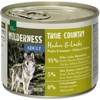 REAL NATURE WILDERNESS Nassfutter für Hunde Adult True Country Huhn & Lachs 6x200 g von REAL NATURE