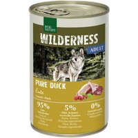 REAL NATURE WILDERNESS Nassfutter für Hunde Adult Pure Duck 6x400 g von REAL NATURE