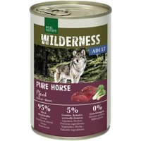 REAL NATURE WILDERNESS Nassfutter für Hunde Adult Pure Horse Pferd 6x400 g von REAL NATURE