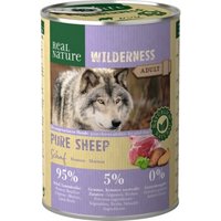 REAL NATURE WILDERNESS Nassfutter für Hunde Adult Pure Sheep Schaf 6x400 g von REAL NATURE