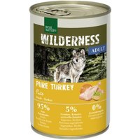 REAL NATURE WILDERNESS Nassfutter für Hunde Adult Pure Turkey 6x400 g von REAL NATURE