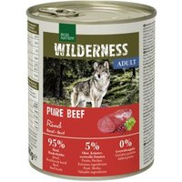 REAL NATURE WILDERNESS Nassfutter für Hunde Adult Pure Beef 6x800 g von REAL NATURE