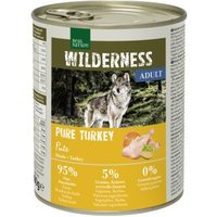 REAL NATURE WILDERNESS Nassfutter für Hunde Adult Pure Turkey 6x800 g von REAL NATURE