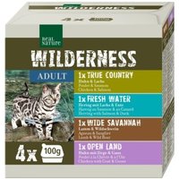 REAL NATURE Wilderness Adult 4x100 g Multipack 2 von REAL NATURE