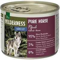 REAL NATURE WILDERNESS Nassfutter für Hunde Adult Pure Horse Pferd 12x200 g von REAL NATURE