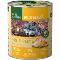 REAL NATURE WILDERNESS Nassfutter für Hunde Adult Pure Turkey 12x800 g von REAL NATURE