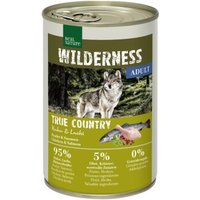 REAL NATURE WILDERNESS Nassfutter für Hunde Adult True Country Huhn & Lachs 12x400 g von REAL NATURE