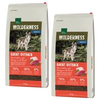 REAL NATURE WILDERNESS Great Outback Kaninchen, Känguru & Rind 2x12 kg von REAL NATURE