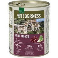 REAL NATURE WILDERNESS Nassfutter für Hunde Junior Pure Horse Pferd 6x800 g von REAL NATURE