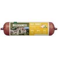 REAL NATURE WILDERNESS Junior Wurst Best Turkey - Truthahn mit Buchweizen & Apfel 12x800 g von REAL NATURE