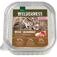 REAL NATURE WILDERNESS Kitten 16x100g Wide Savannah Lamm & Wildschwein von REAL NATURE