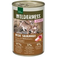 REAL NATURE WILDERNESS Kitten Wide Savannah Lamm & Wildschwein 6x400 g von REAL NATURE