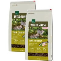 REAL NATURE WILDERNESS Kitten True Country Huhn mit Fisch 2x7 kg von REAL NATURE