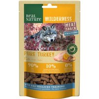 REAL NATURE WILDERNESS Meat Snack Training 150g Pure Turkey, Pute mit Kürbis, Süßkartoffeln & Karotten von REAL NATURE