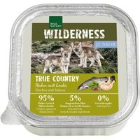 REAL NATURE WILDERNESS True Country Junior Huhn mit Lachs 32x100 g von REAL NATURE