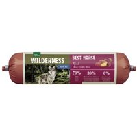 REAL NATURE WILDERNESS Wurst Adult Best Horse - Pferd mit Süßkartoffel & Rote Bete 12x800 g von REAL NATURE