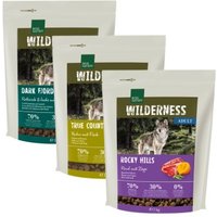 REAL NATURE Wilderness Adult 3x1 kg Probierpaket 3, Huhn, Rentier, Rind von REAL NATURE