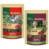 REAL NATURE Wilderness Meat Snack Soft Pferd, Rind 2x150g von REAL NATURE